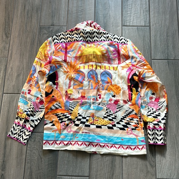 Sandro paule button front shirt - Picture 5 of 6